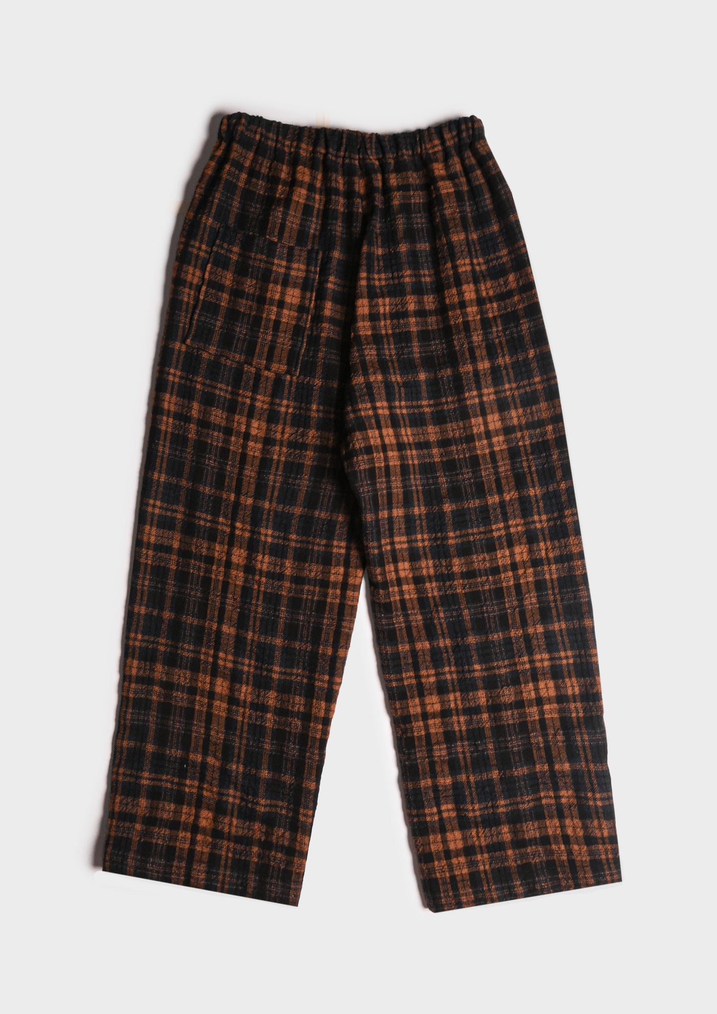 Pantaloni Check Elastico in Vita PDR