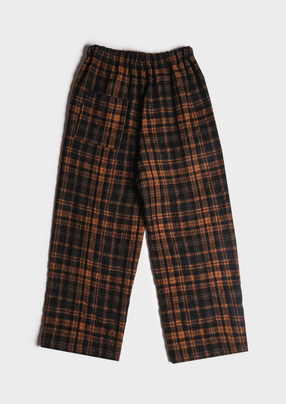 Pantaloni Check Elastico in Vita PDR