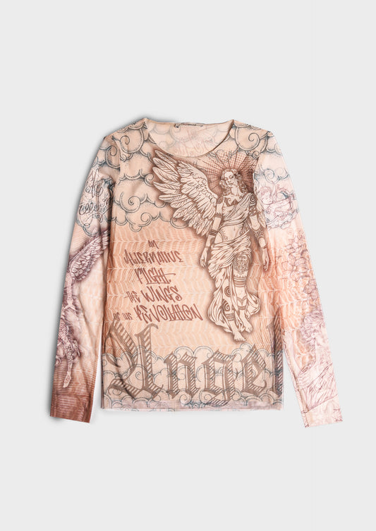 Maglietta Tattoo Angel con Top